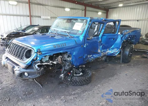 2024 Jeep Gladiator Willys from USA, damaged, VIN 1C6HJTAG7RL102878